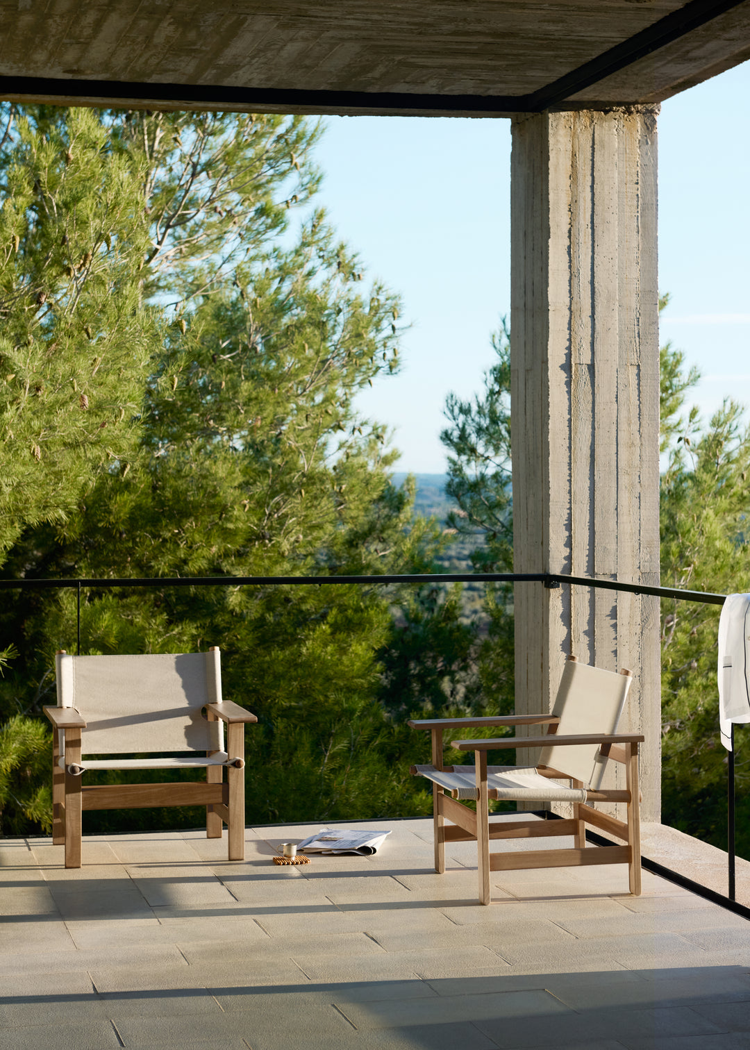 Canvas chair outdoor