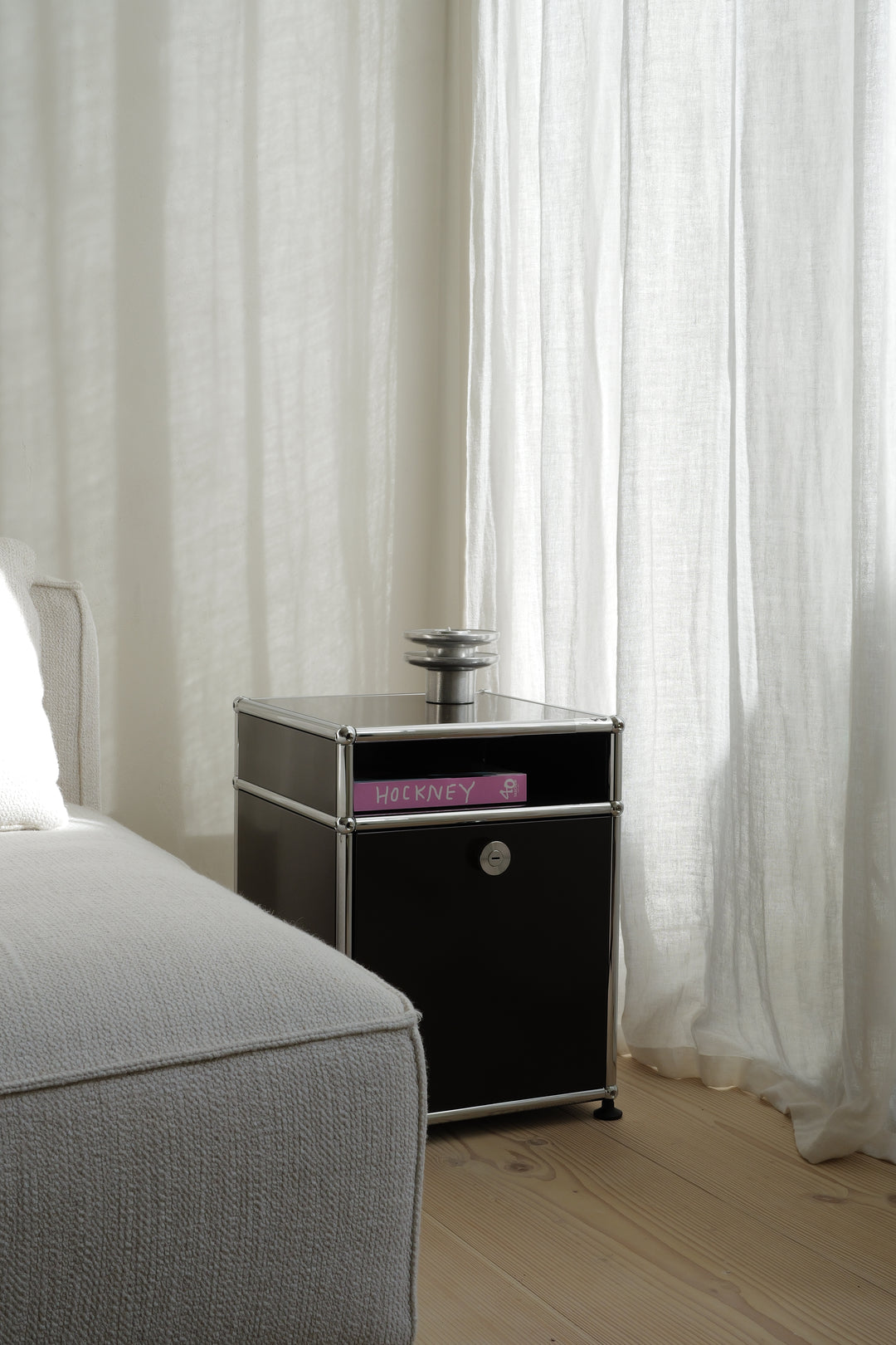 USM Haller bedside cabinet