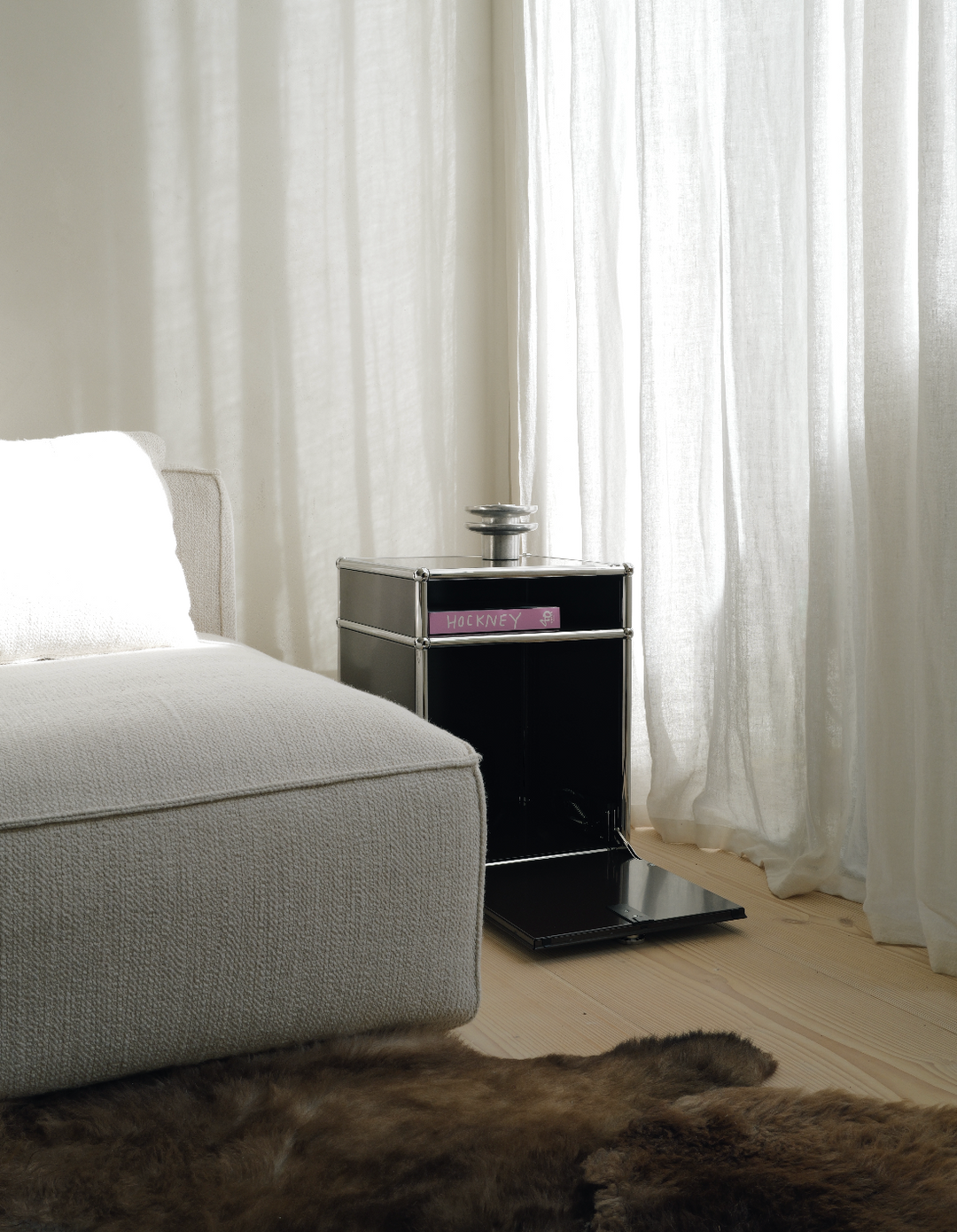 USM Haller bedside cabinet
