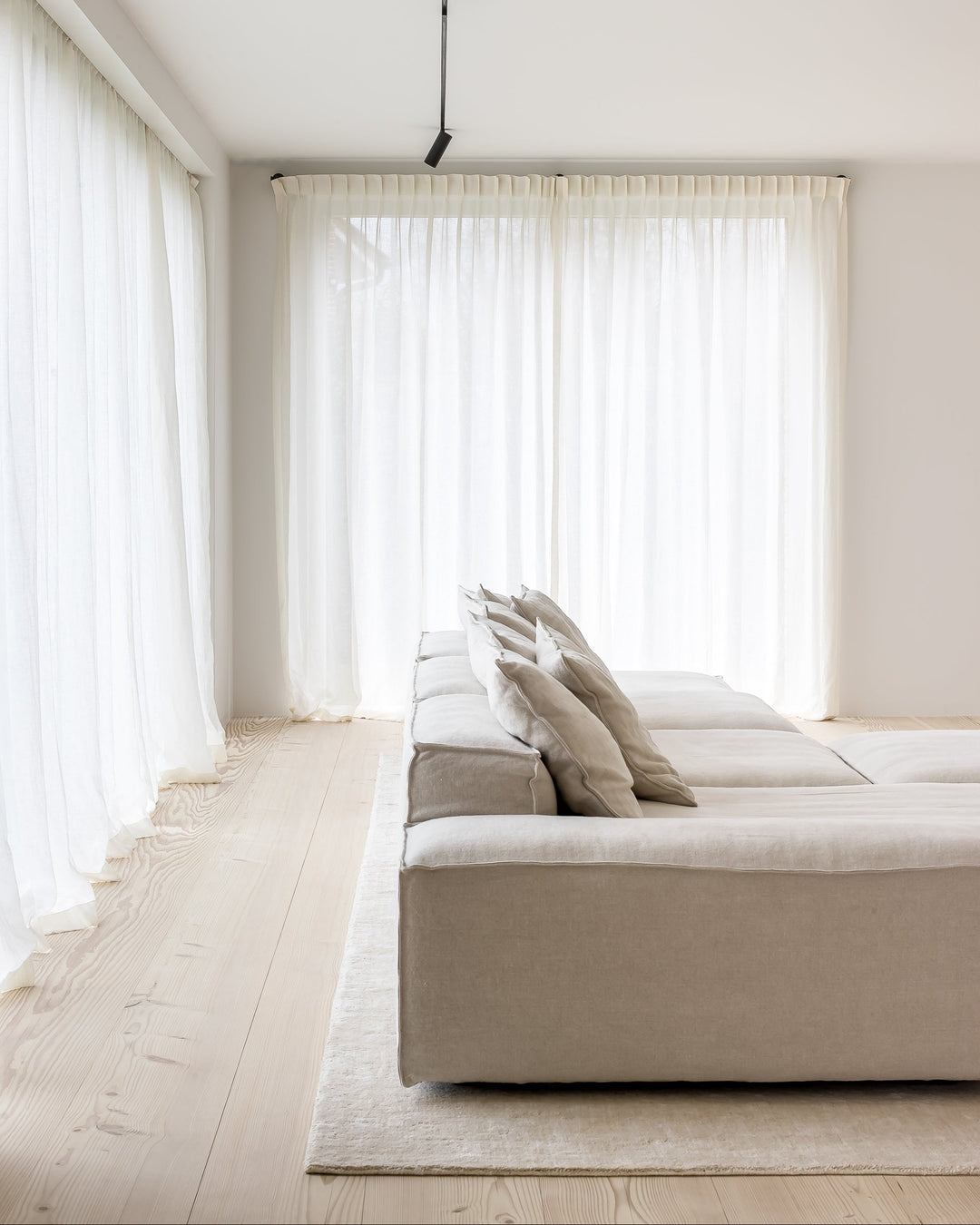 Soft sofa, in AM Designs showroom, Antwerpen