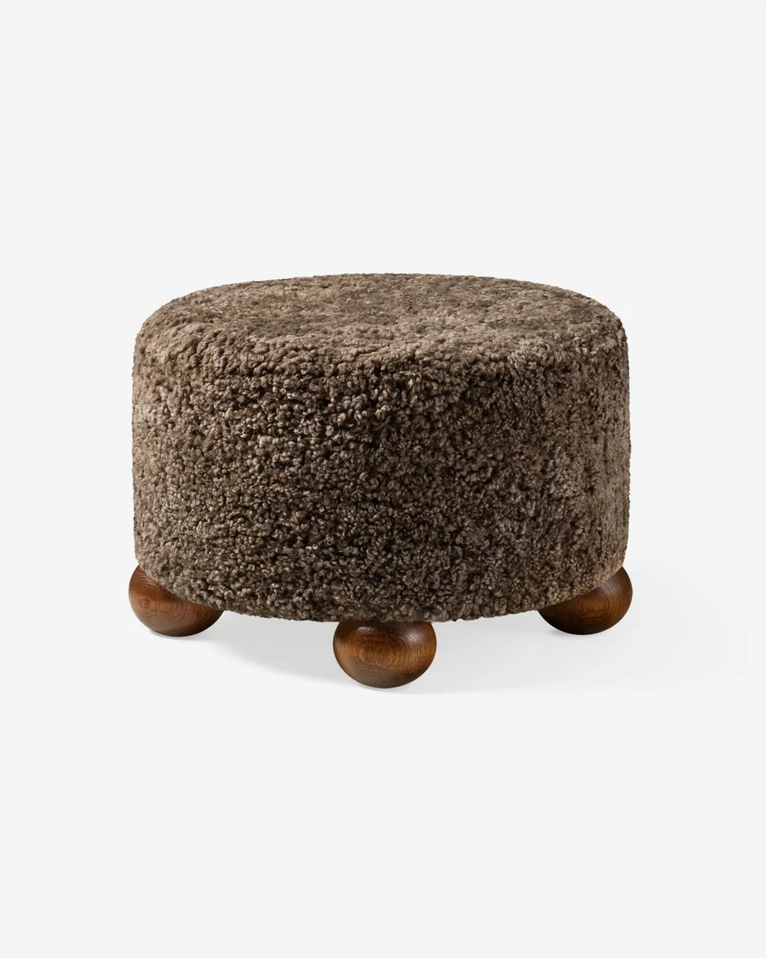 Luupo Ottoman Sahara Fumed Oak, in AM Designs showroom, Antwerpen