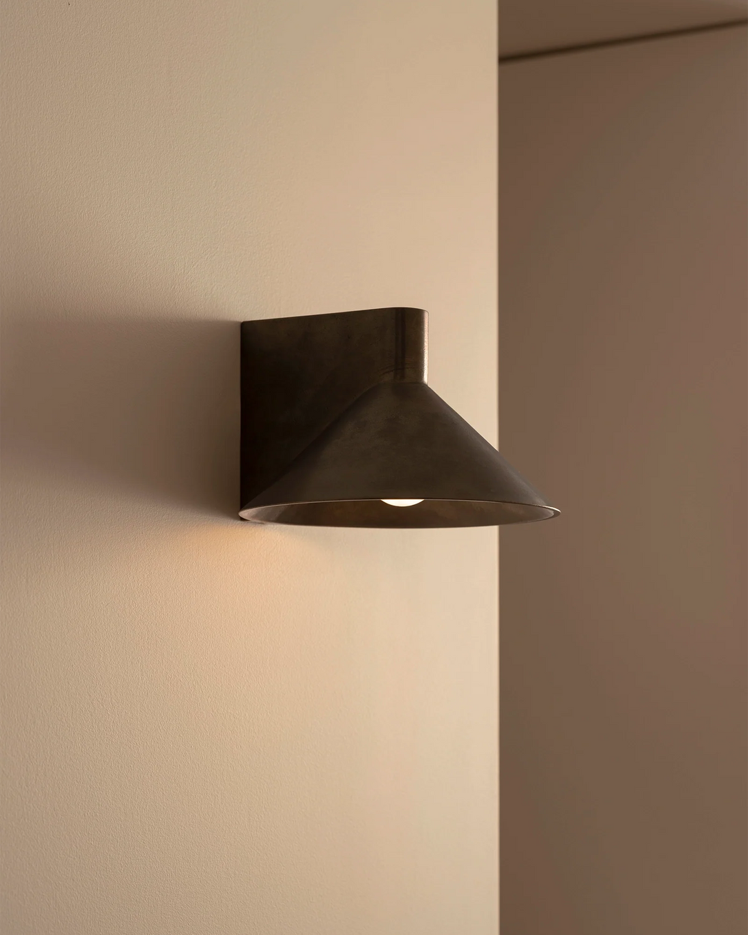 Conical Wall Light, in AM Designs showroom, Antwerpen