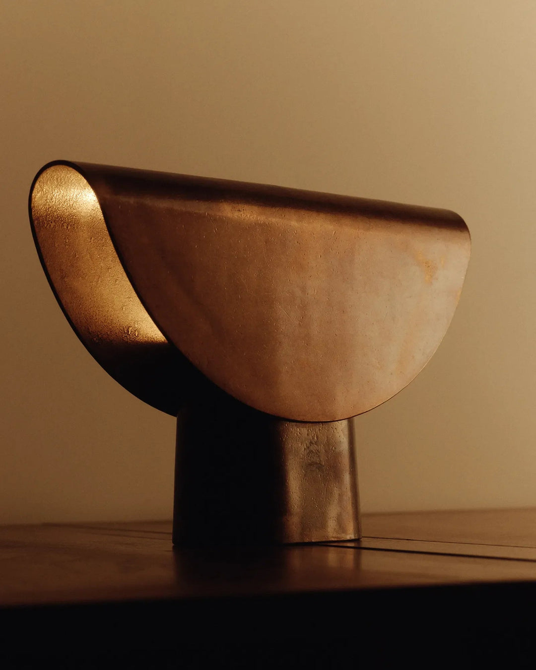 Fold Light Brass, in AM Designs showroom, Antwerpen
