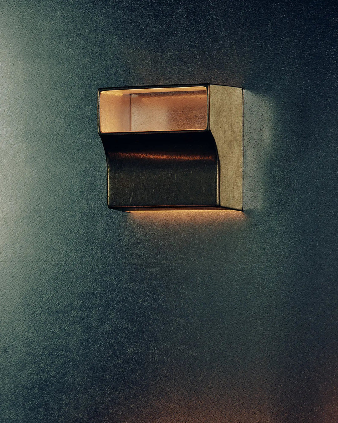 Scoop Wall Light Small Brass, in AM Designs showroom, Antwerpen